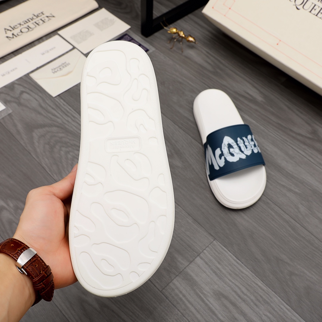 Alexander Mqueen Logo Slipper - DopestKickz