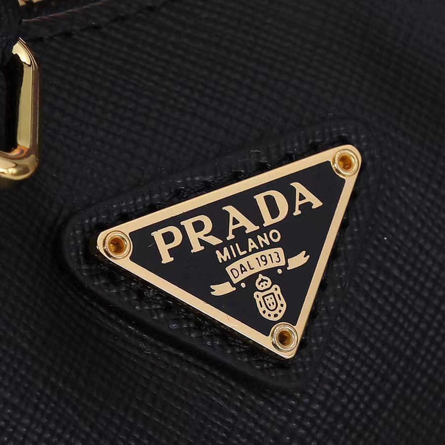 Prada Logo Print Shoulder Bag - DopestKickz