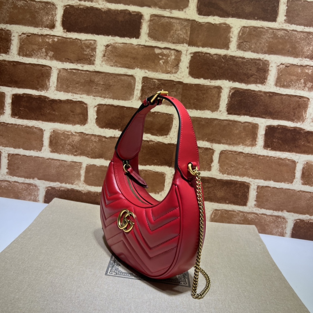 Gucci GG  Leather Handle Bag（21-11-5CM） - DopestKickz