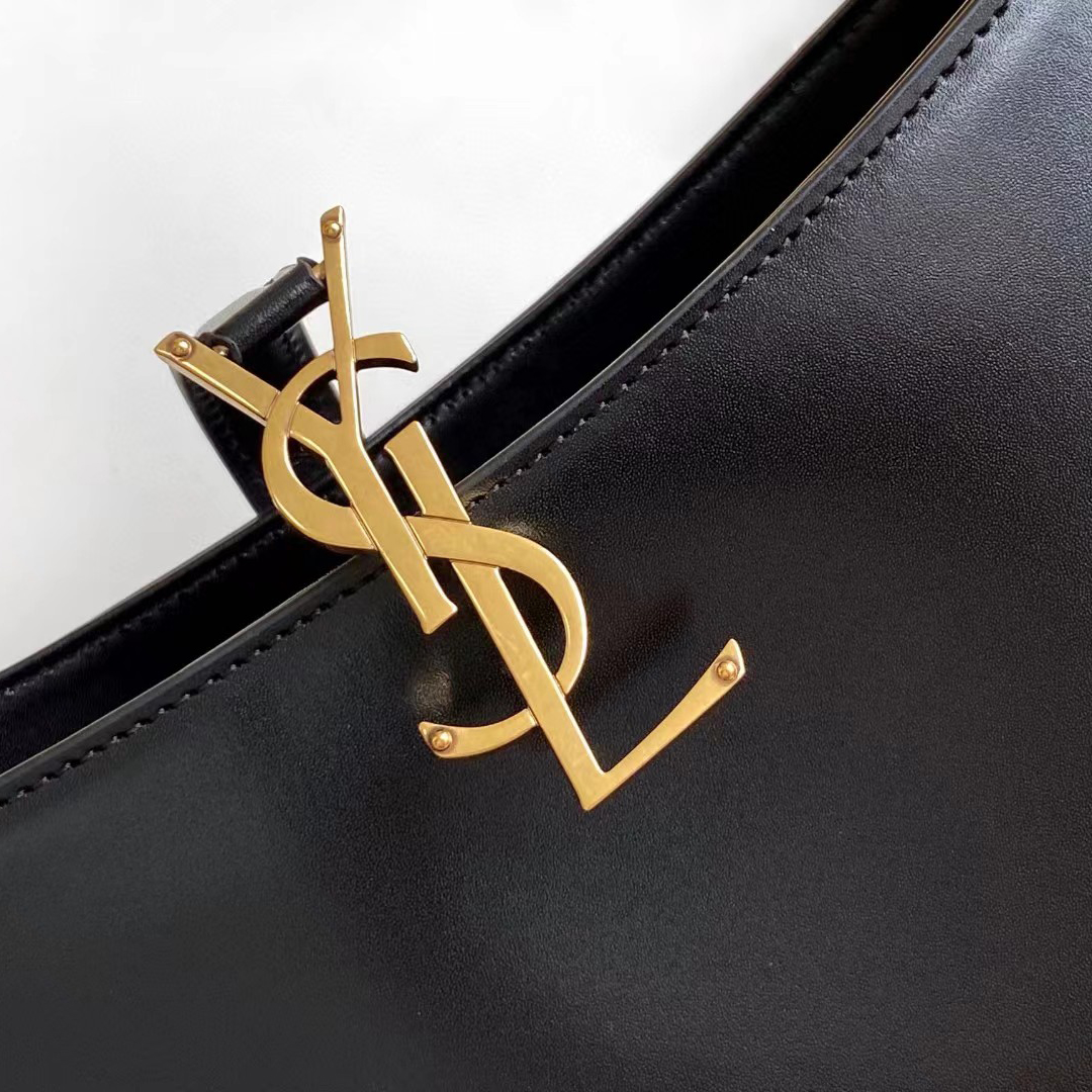 Saint Laurent Hobo Bag In Smooth Leather(25-14-6cm) - DopestKickz