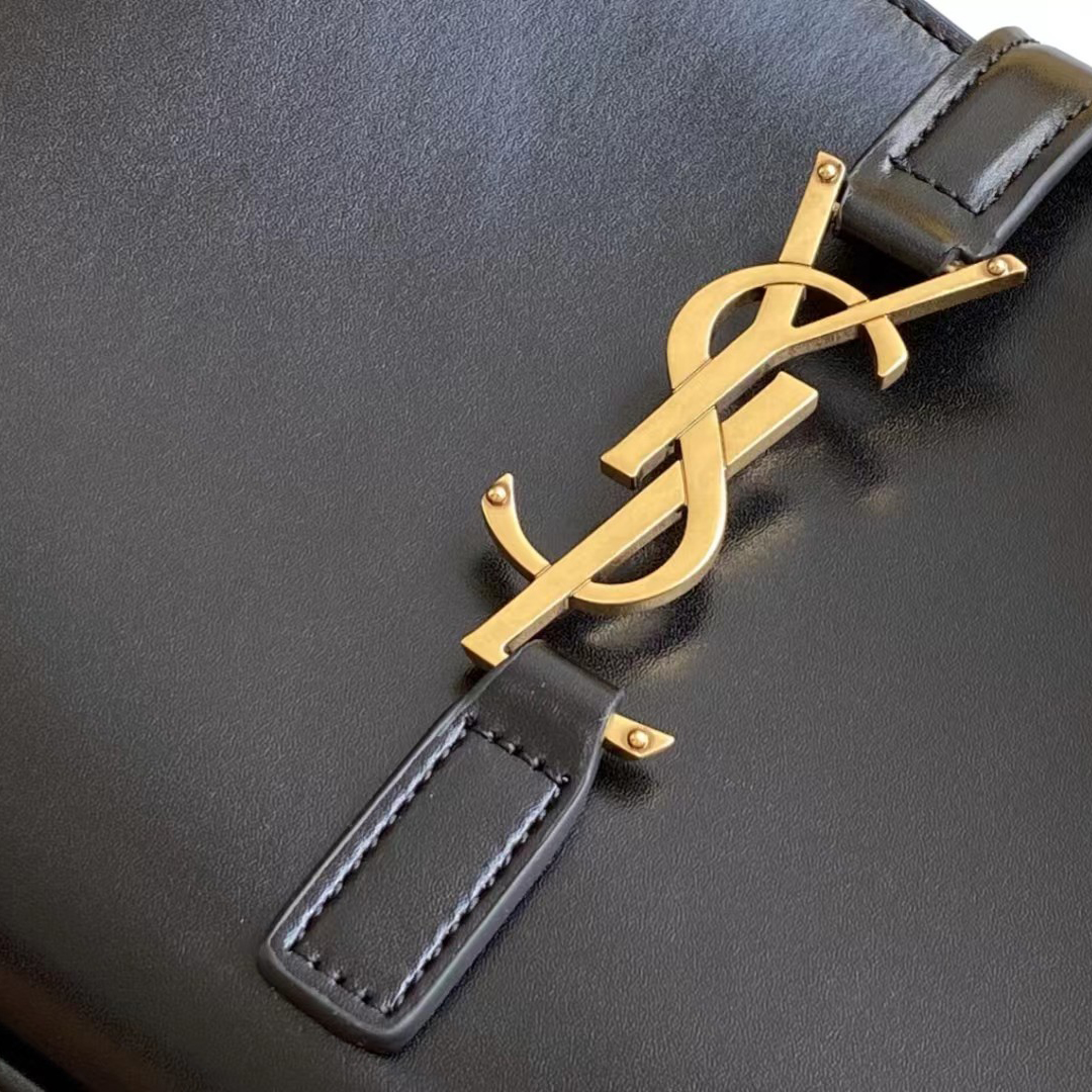Saint Laurent Hobo Bag In Smooth Leather(25-14-6cm) - DopestKickz
