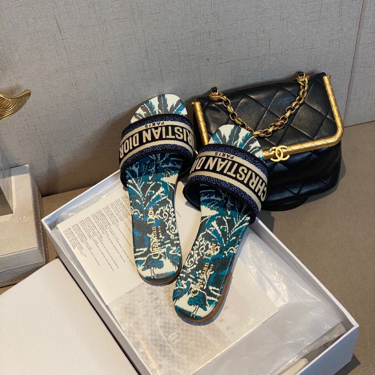 Dior Women Slides - DopestKickz