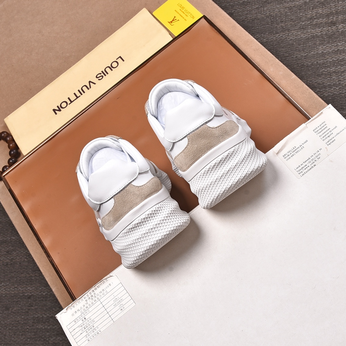 Louis Vuitton Men's Logo Sneaker - DopestKickz