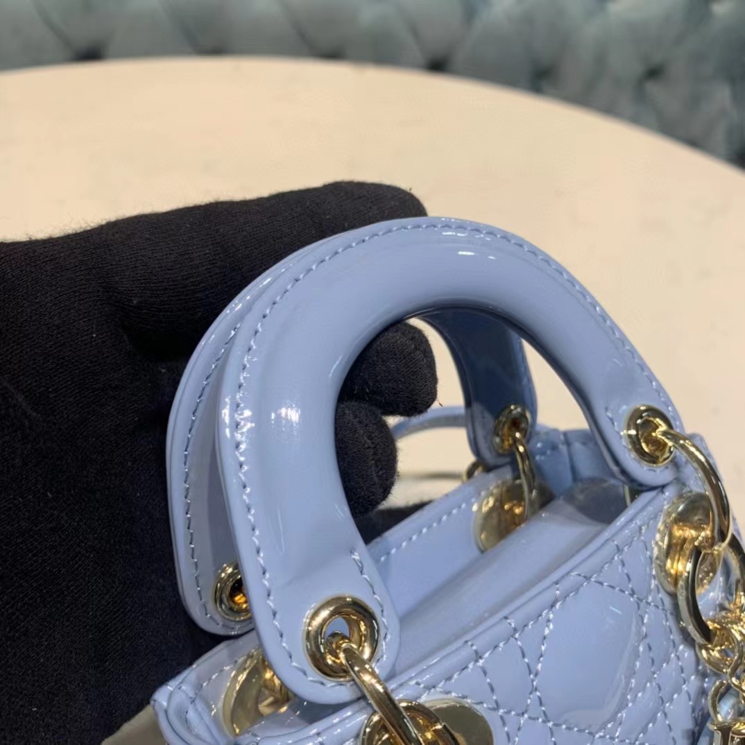 Dior Lady Bag  Cannage Calfskin（12-10-5CM） - DopestKickz