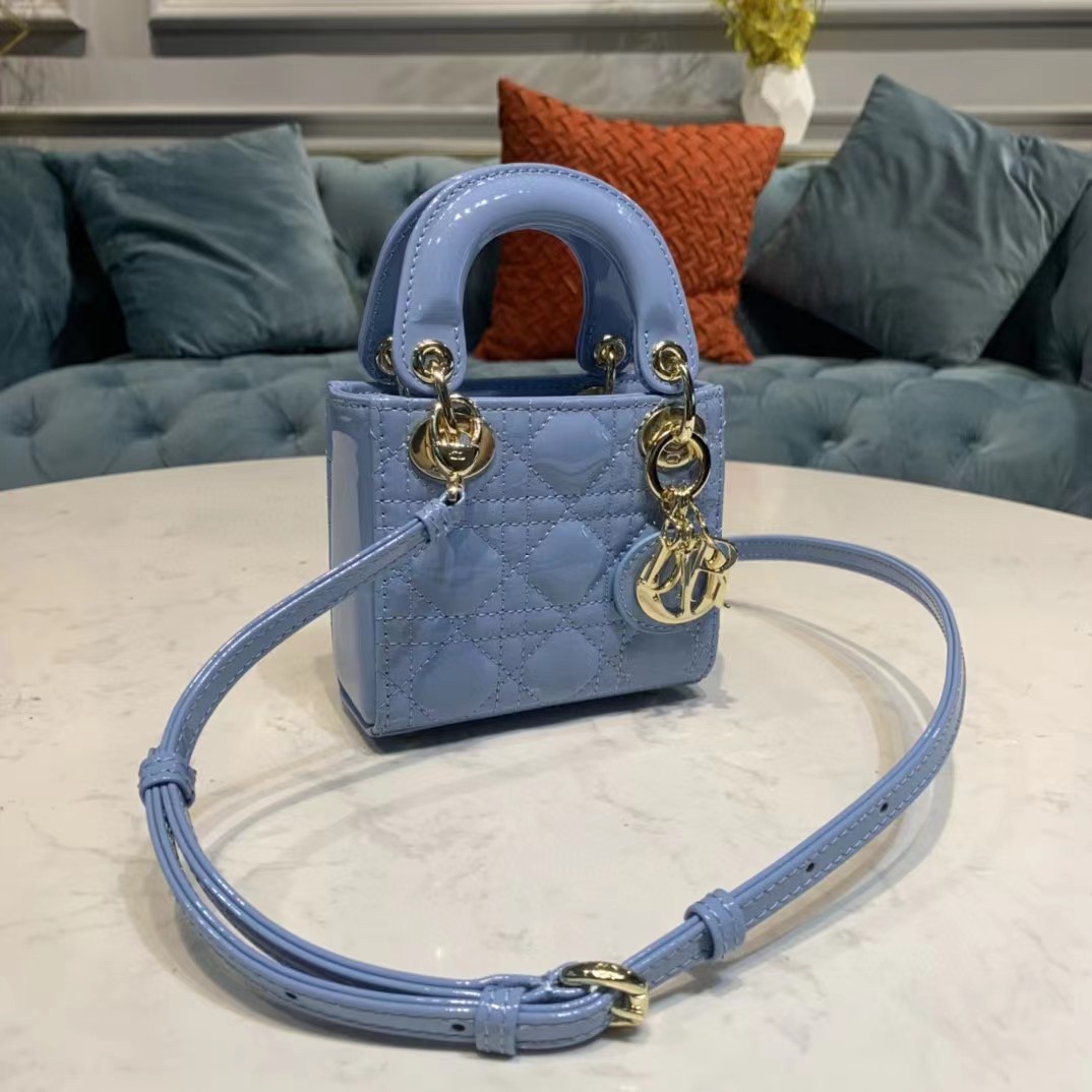 Dior Lady Bag  Cannage Calfskin（12-10-5CM） - DopestKickz