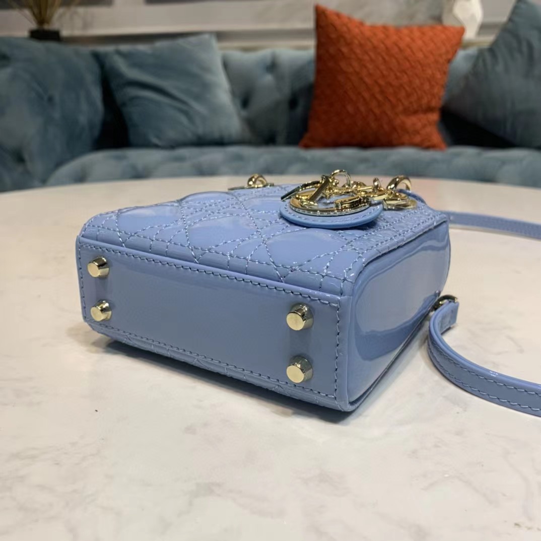 Dior Lady Bag  Cannage Calfskin（12-10-5CM） - DopestKickz