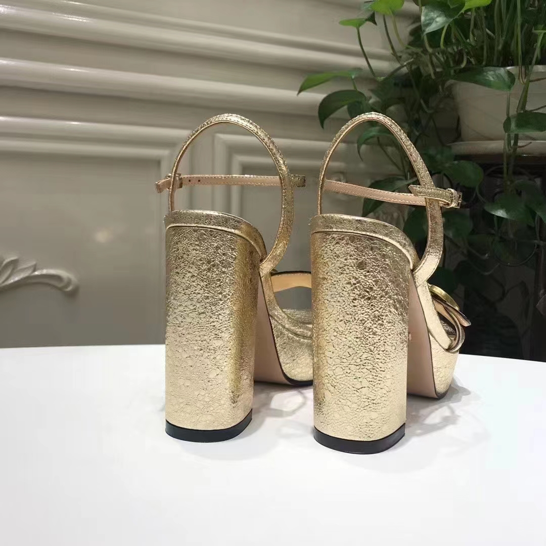 Gucci GG High Heeled Sandals - DopestKickz