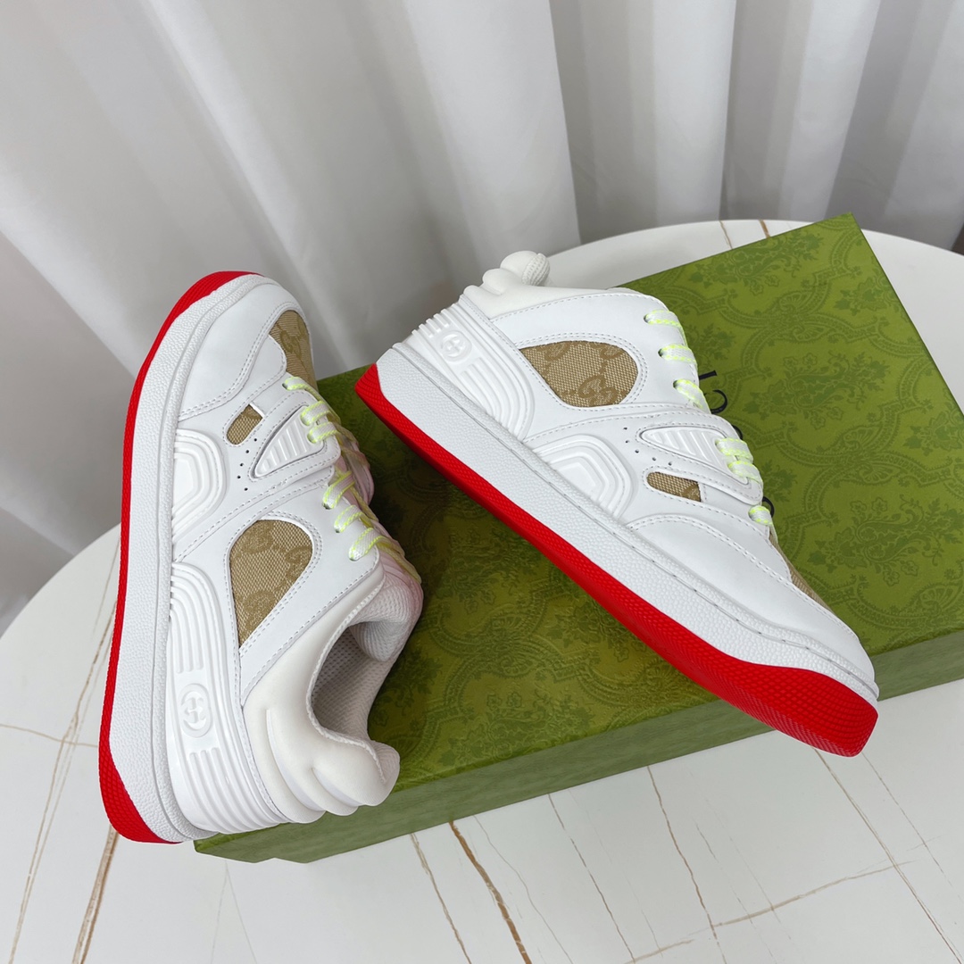 Gucci  Basket Sneaker With Lnterlocking G  - DopestKickz