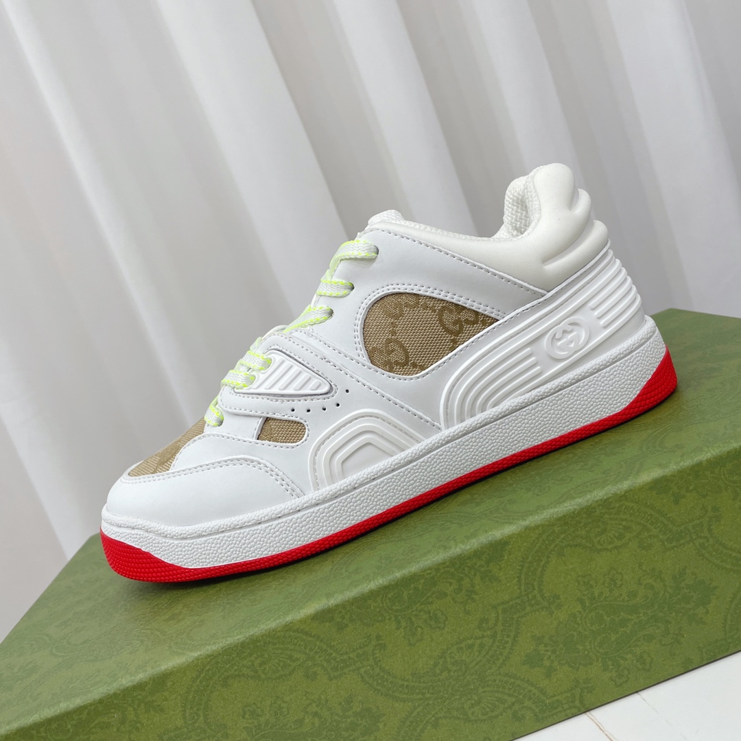 Gucci  Basket Sneaker With Lnterlocking G  - DopestKickz