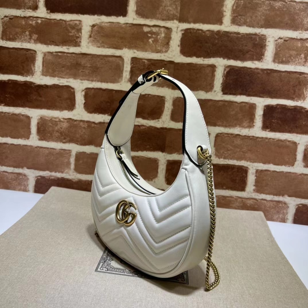 Gucci GG  Leather Handle Bag（21-11-5CM） - DopestKickz