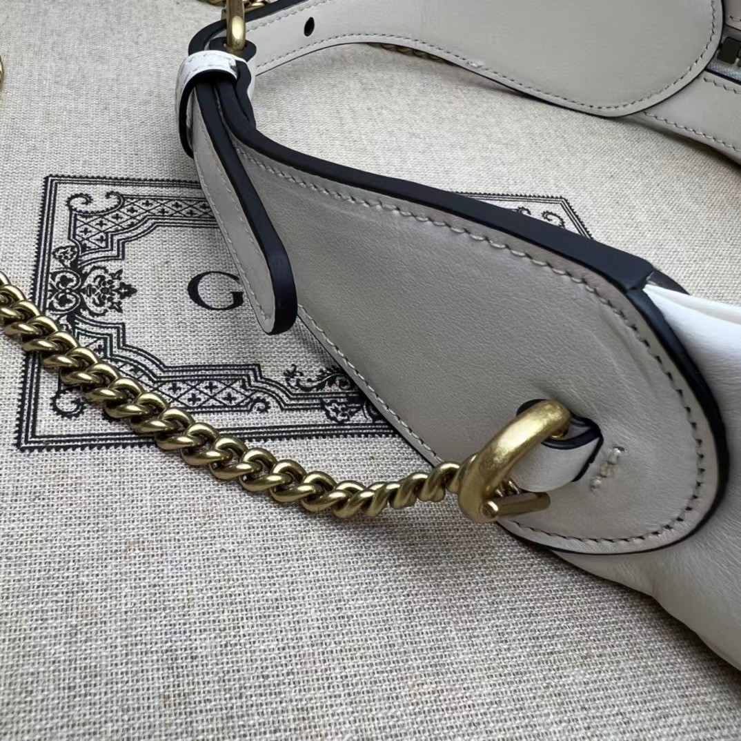 Gucci GG  Leather Handle Bag（21-11-5CM） - DopestKickz