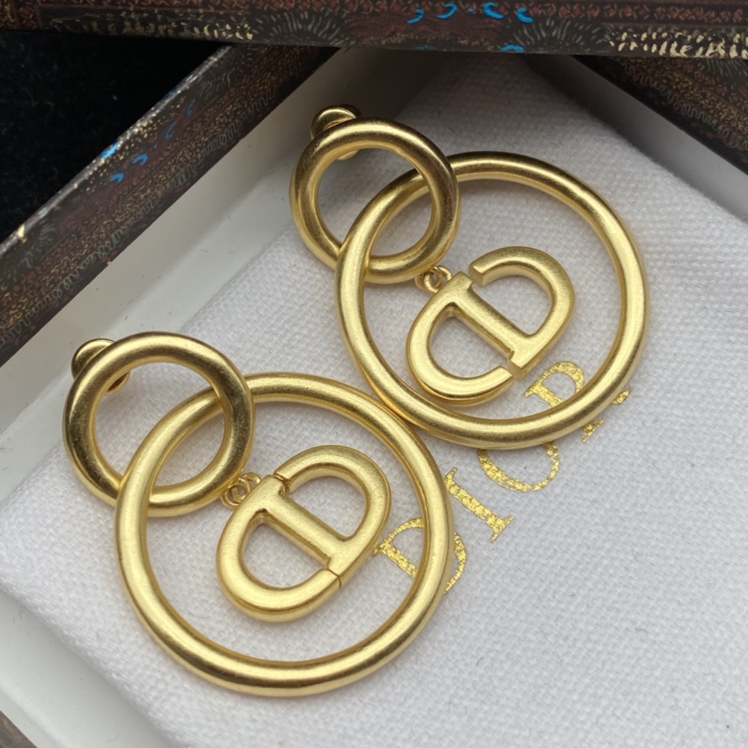 Dior 'CD'  Earrings - DopestKickz