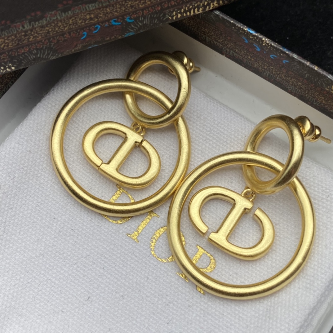 Dior 'CD'  Earrings - DopestKickz