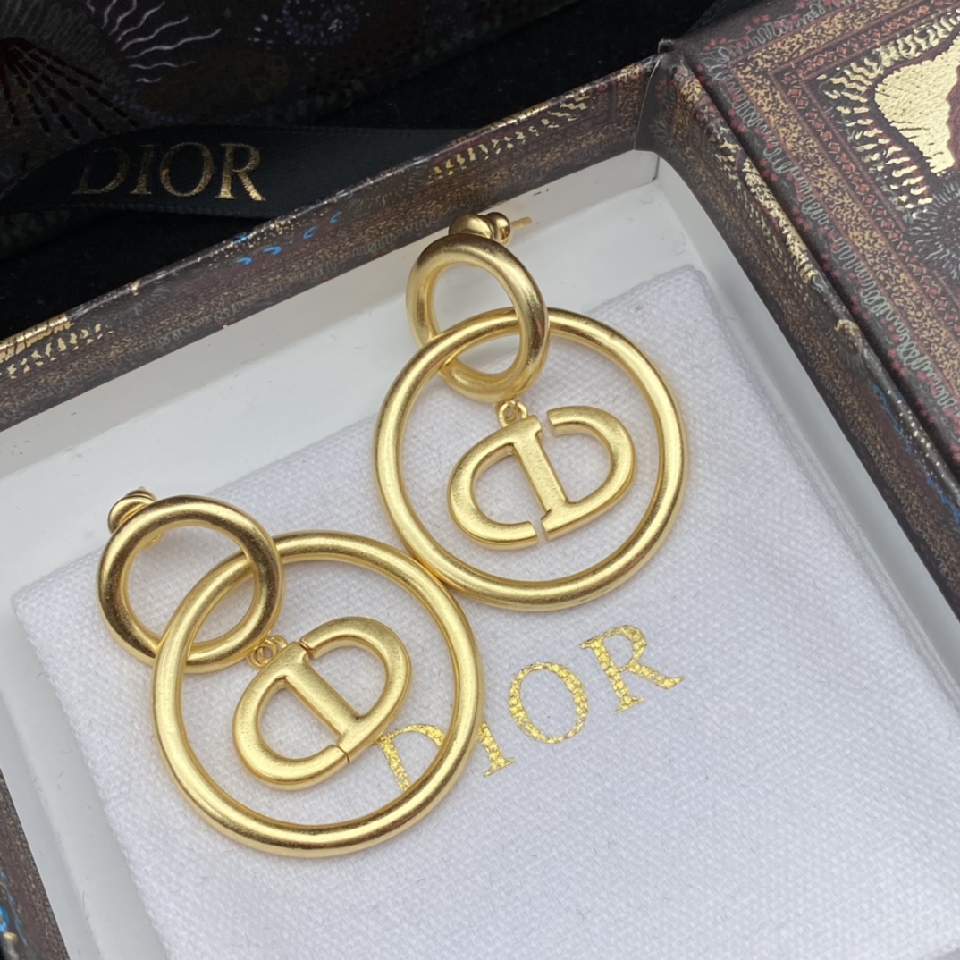 Dior 'CD'  Earrings - DopestKickz