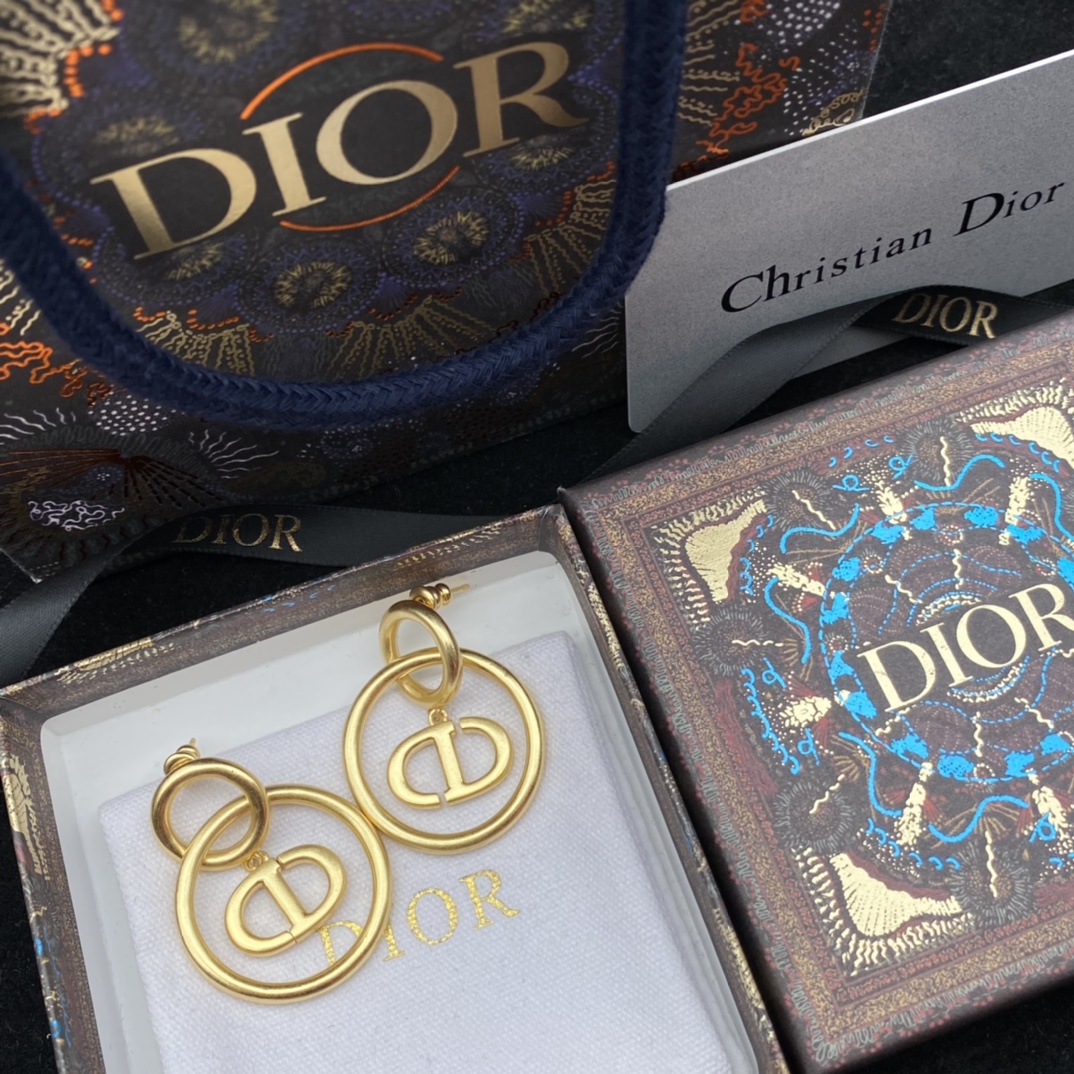 Dior 'CD'  Earrings - DopestKickz