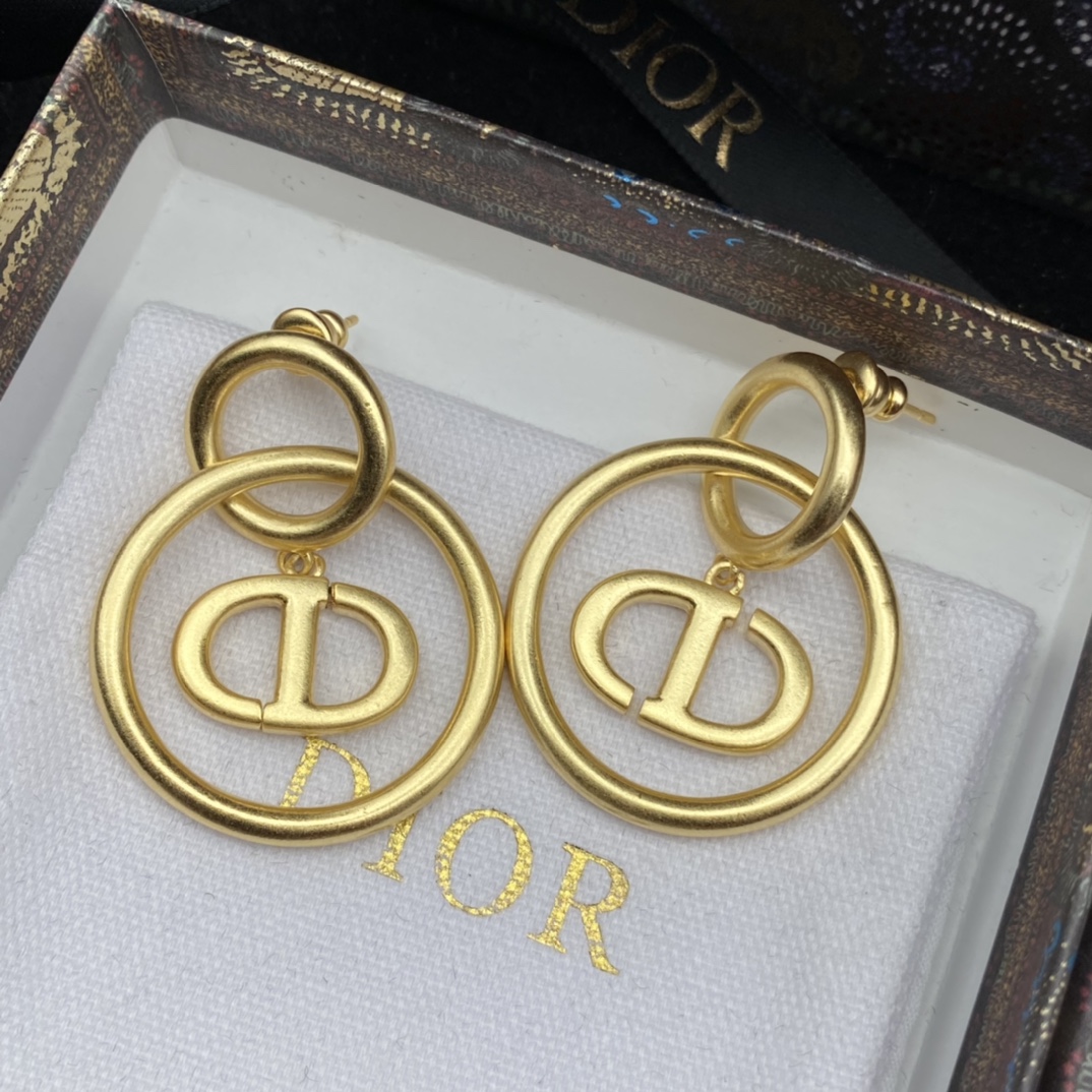Dior 'CD'  Earrings - DopestKickz
