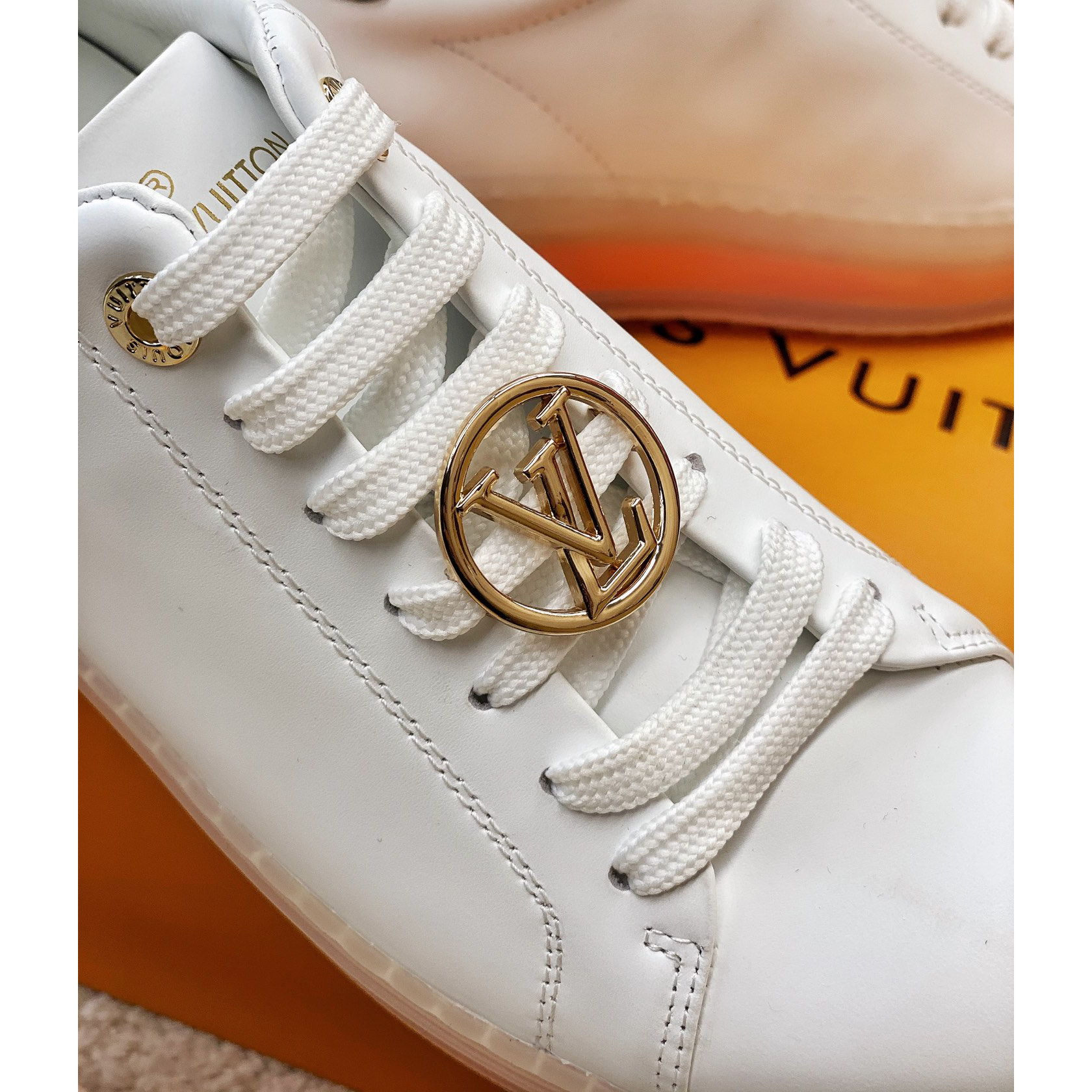 Louis Vuitton Logo Transparent Sole Sneaker  - DopestKickz