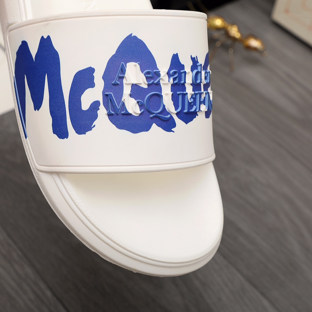 Alexander Mqueen Logo Slipper - DopestKickz