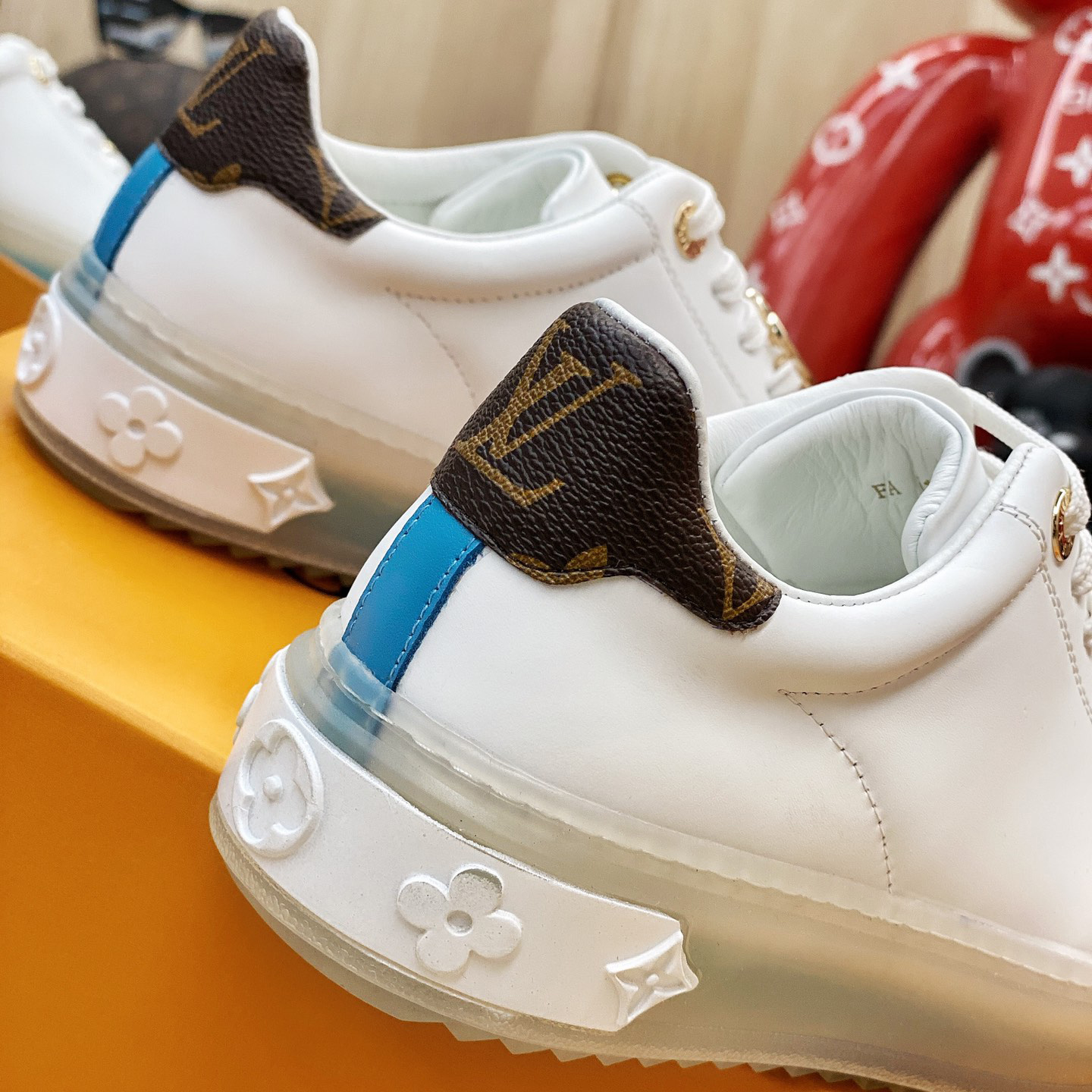 Louis Vuitton Logo Transparent Sole Sneaker  - DopestKickz