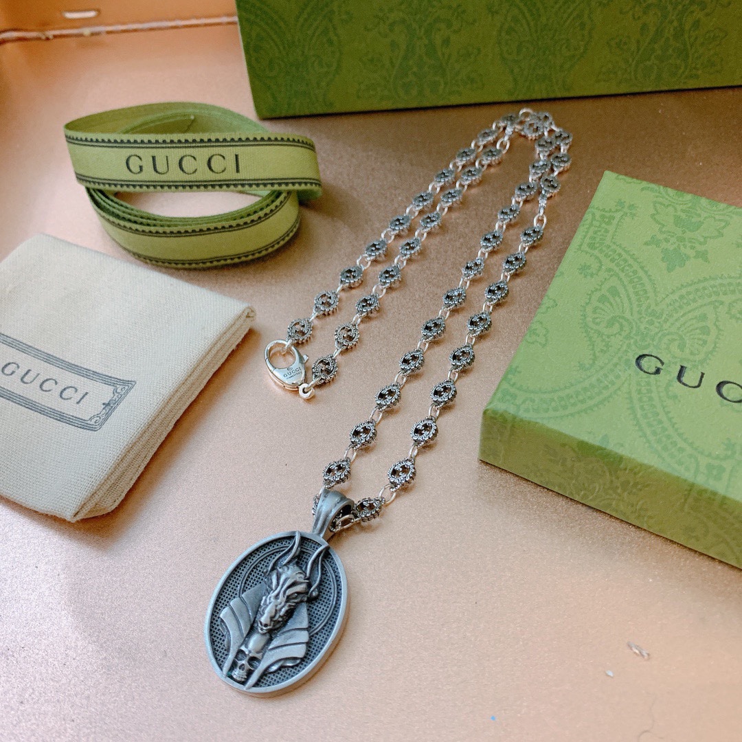 Gucci Anger Forest Necklace - DopestKickz