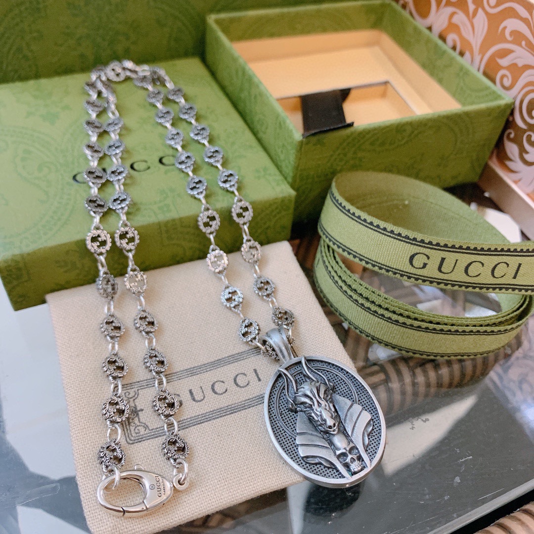 Gucci Anger Forest Necklace - DopestKickz