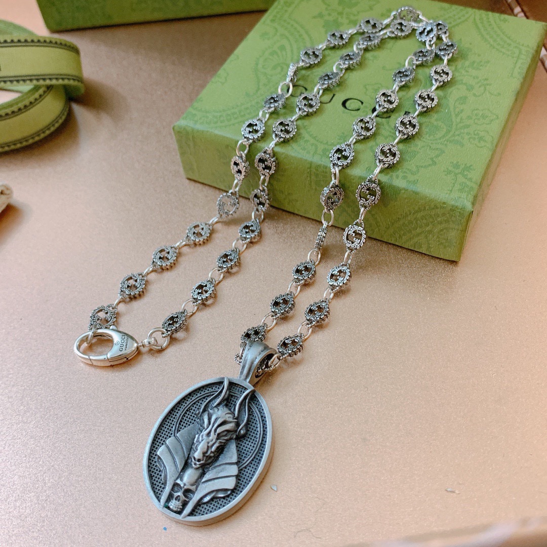 Gucci Anger Forest Necklace - DopestKickz