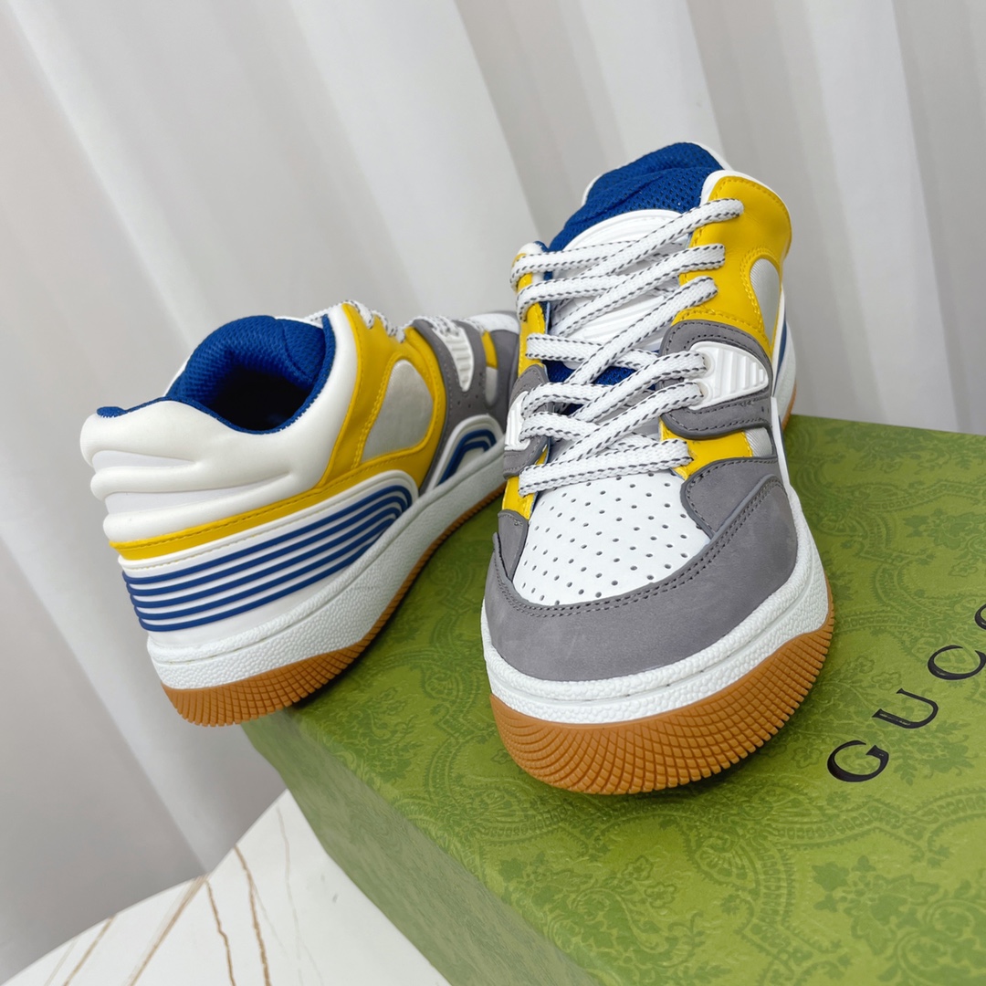Gucci  Basket Sneaker With Lnterlocking G  - DopestKickz