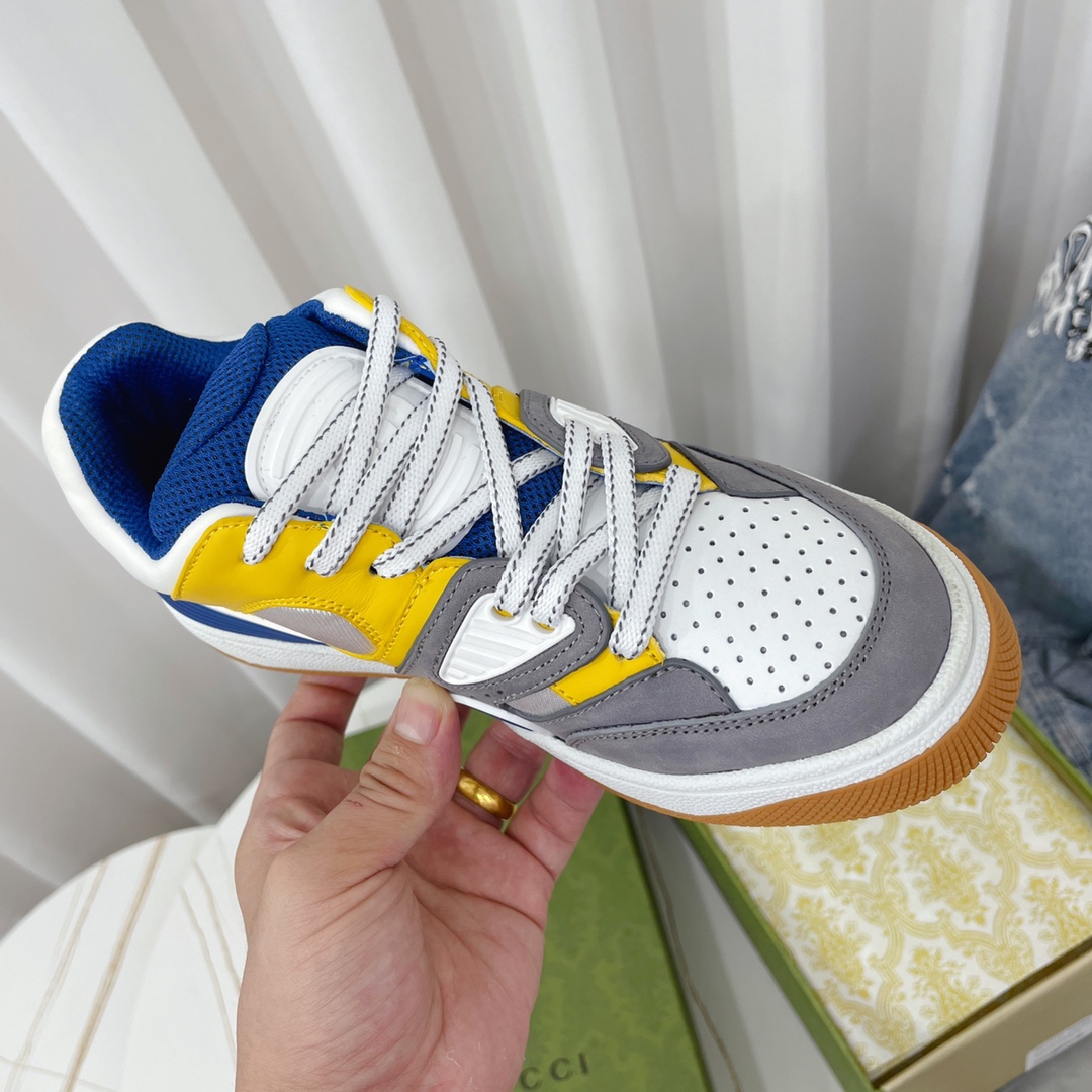 Gucci  Basket Sneaker With Lnterlocking G  - DopestKickz