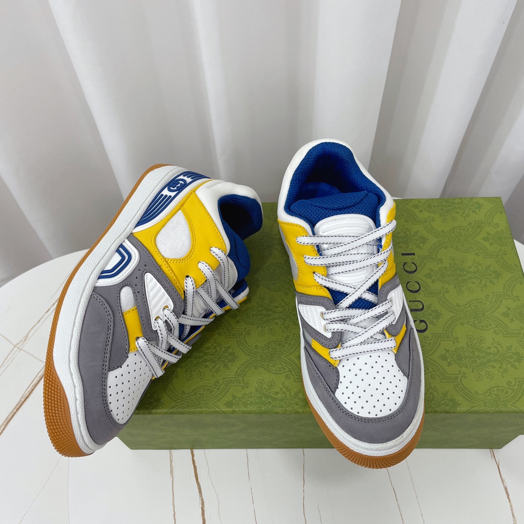 Gucci  Basket Sneaker With Lnterlocking G  - DopestKickz