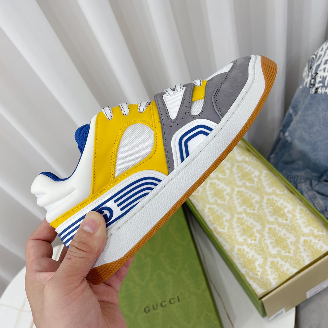 Gucci  Basket Sneaker With Lnterlocking G  - DopestKickz
