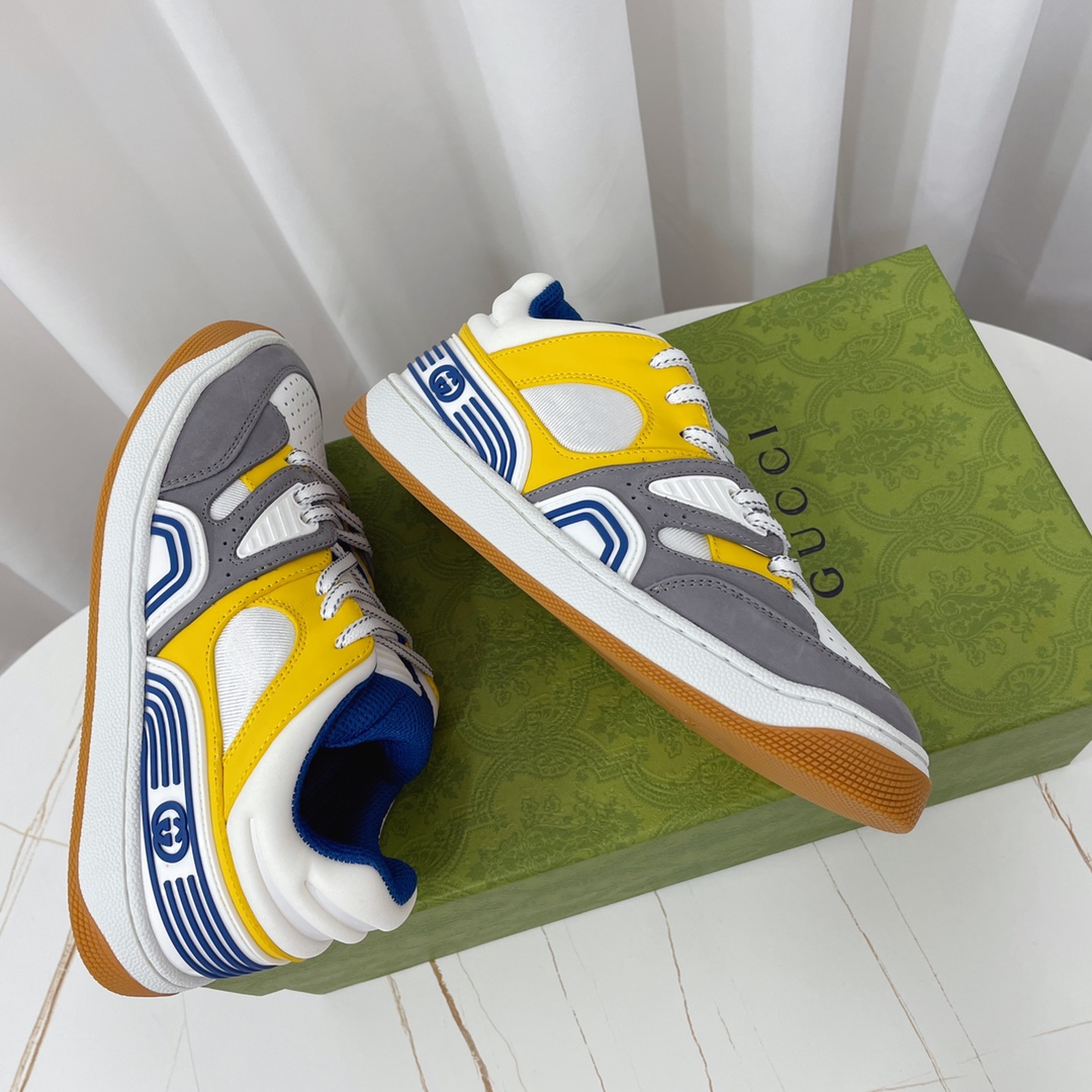 Gucci  Basket Sneaker With Lnterlocking G  - DopestKickz