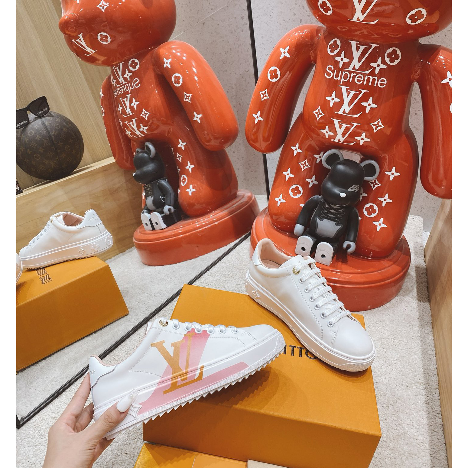 Louis Vuitton Logo Sneaker - DopestKickz
