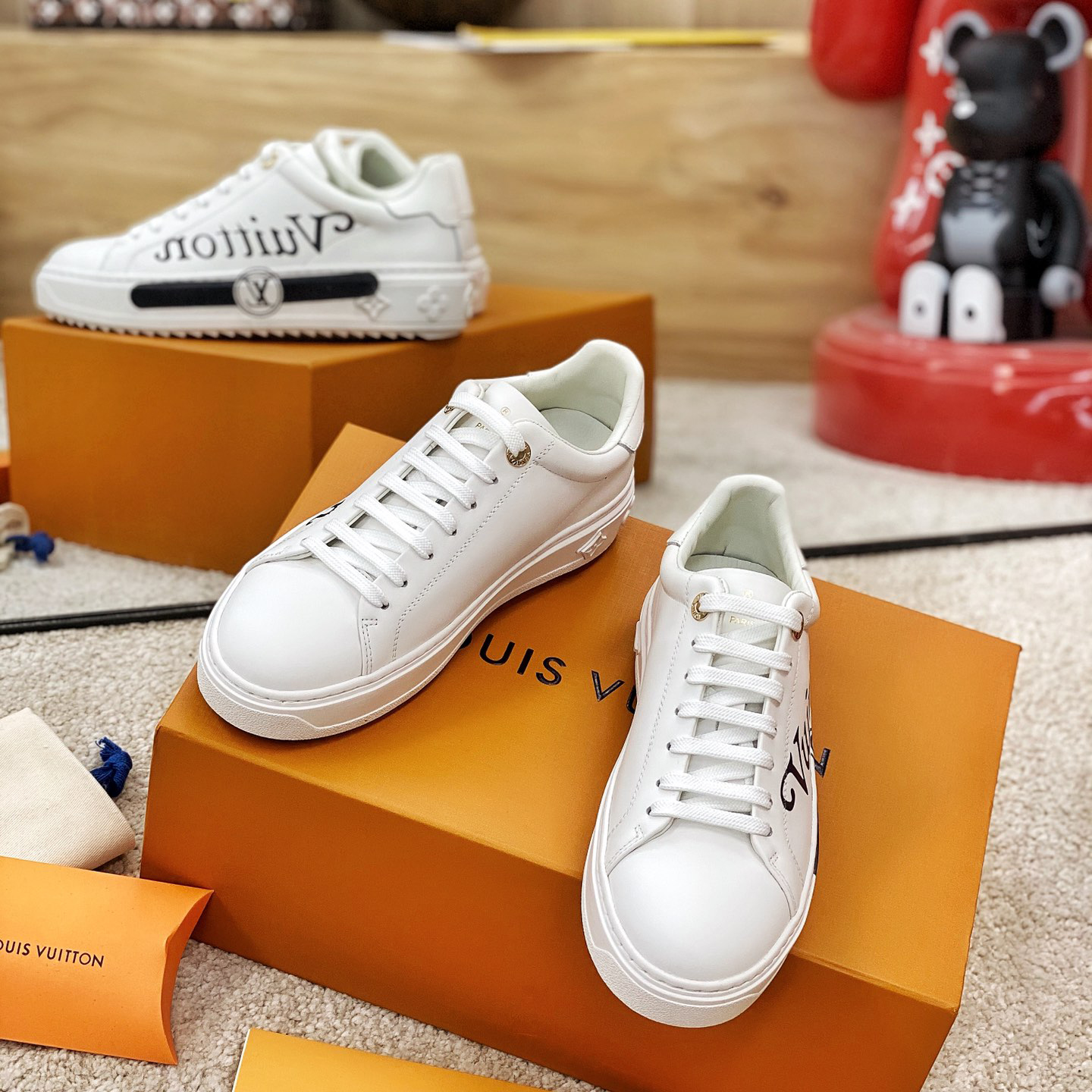 Louis Vuitton Logo Sneaker - DopestKickz