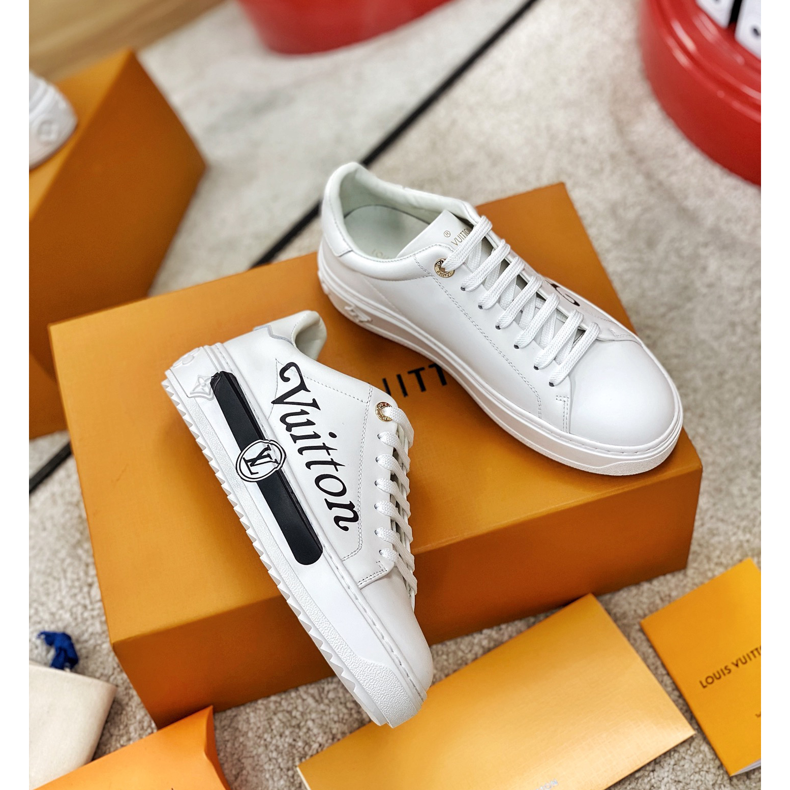 Louis Vuitton Logo Sneaker - DopestKickz