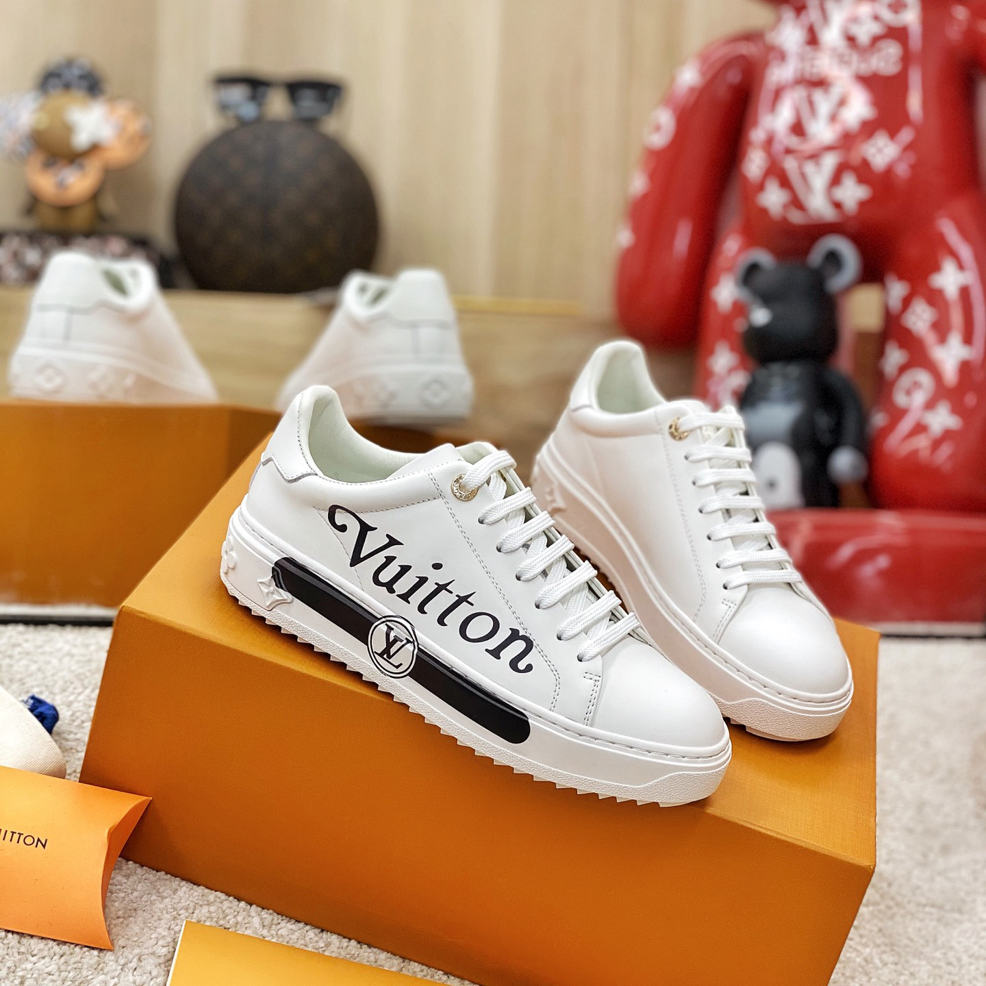 Louis Vuitton Logo Sneaker - DopestKickz