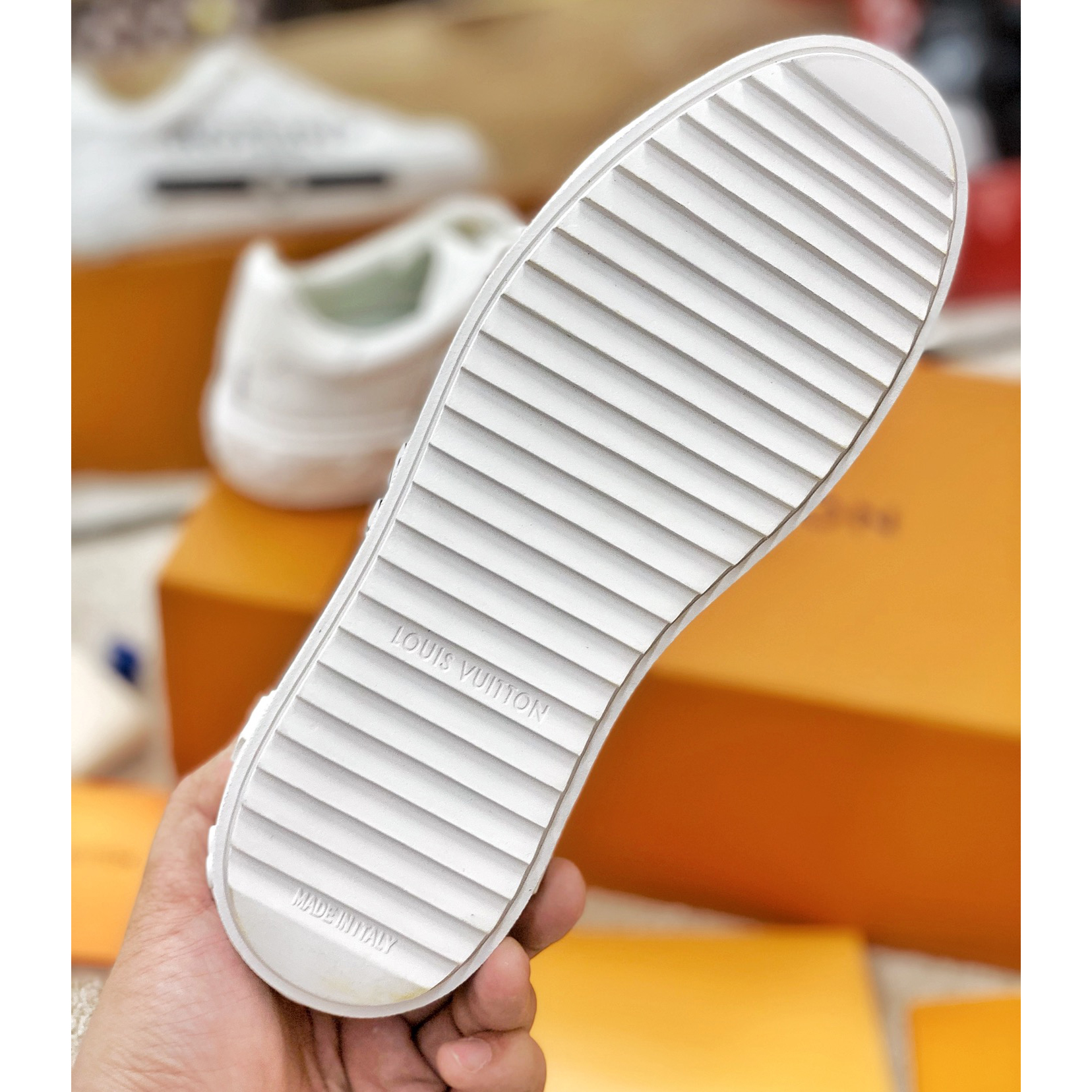 Louis Vuitton Logo Sneaker - DopestKickz