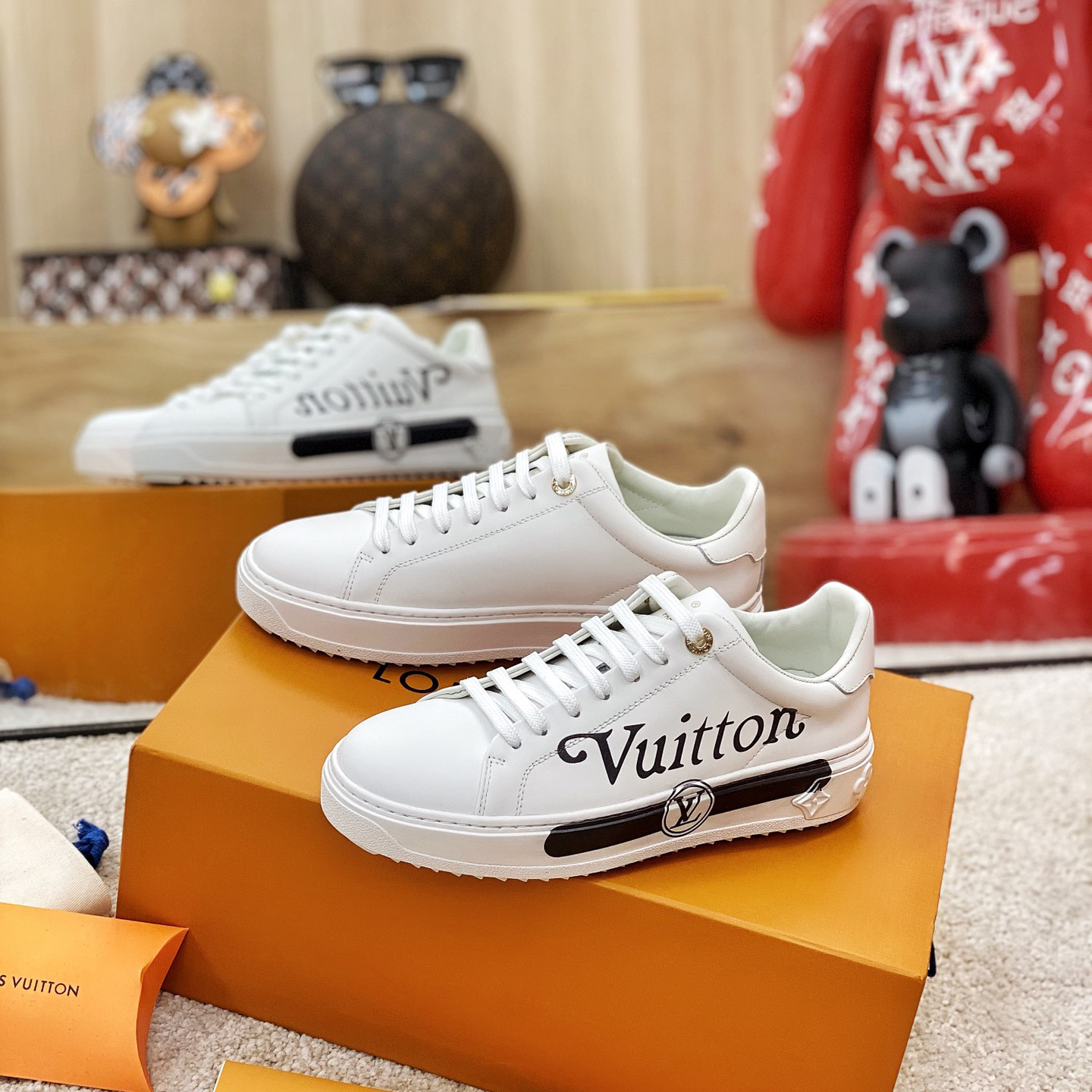 Louis Vuitton Logo Sneaker - DopestKickz