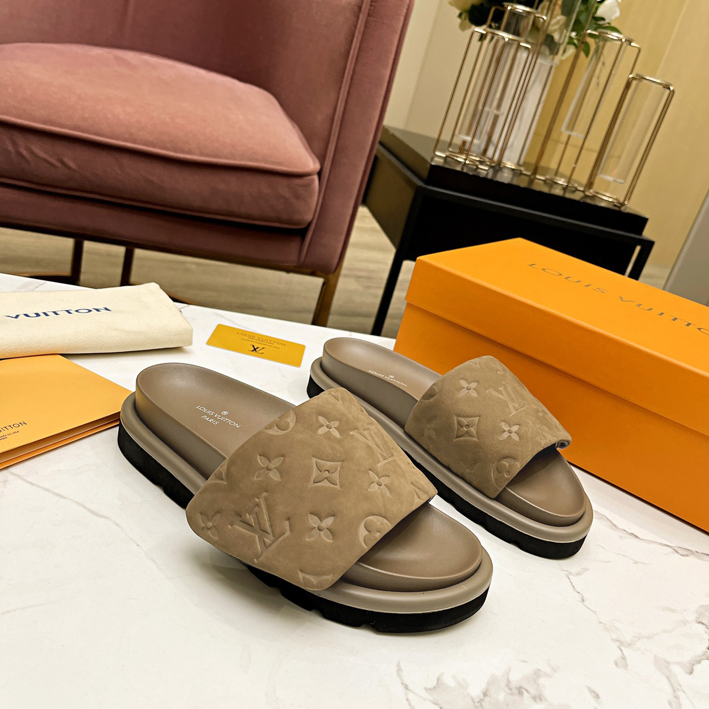 Louis Vuitton Pool Pillow Comfort Mules - DopestKickz