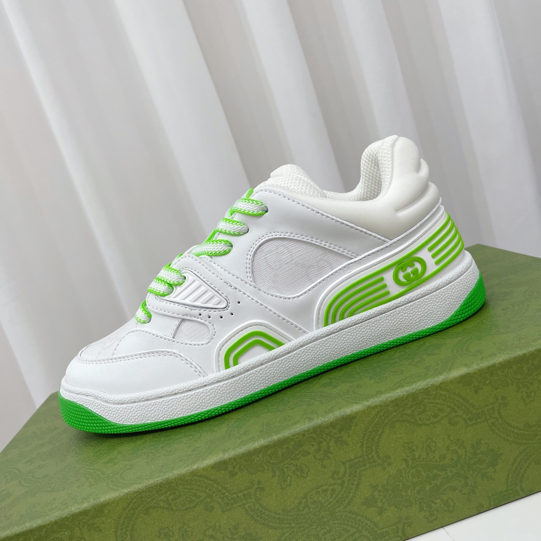 Gucci  Basket Sneaker With Lnterlocking G  - DopestKickz