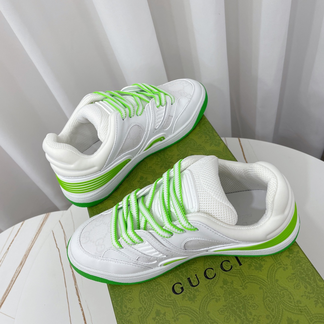 Gucci  Basket Sneaker With Lnterlocking G  - DopestKickz