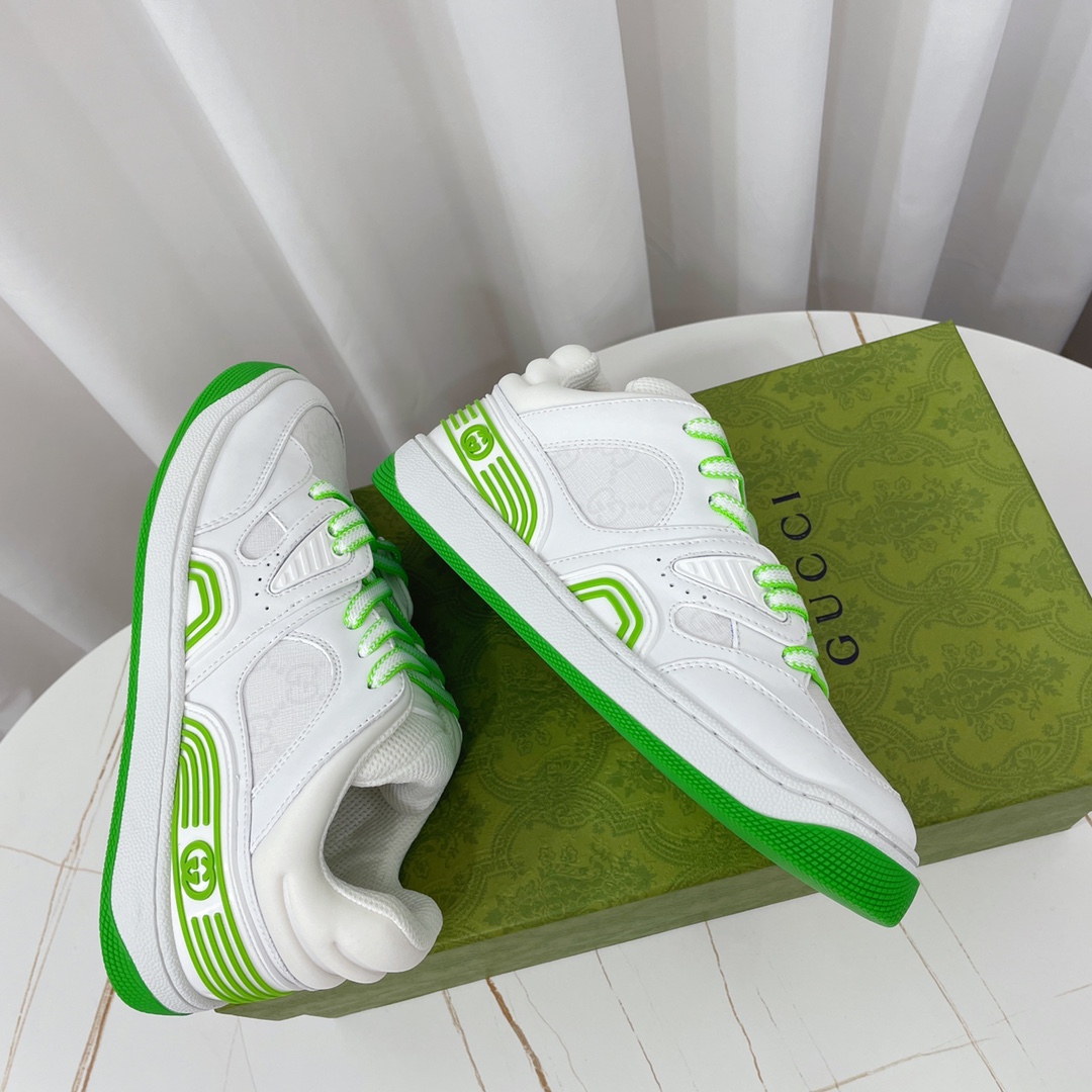Gucci  Basket Sneaker With Lnterlocking G  - DopestKickz