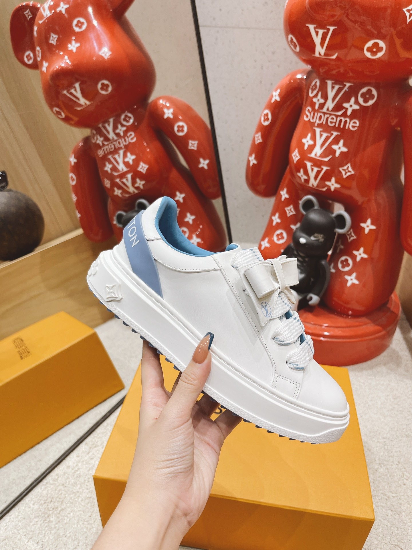 Louis Vuitton Logo Sneaker - DopestKickz