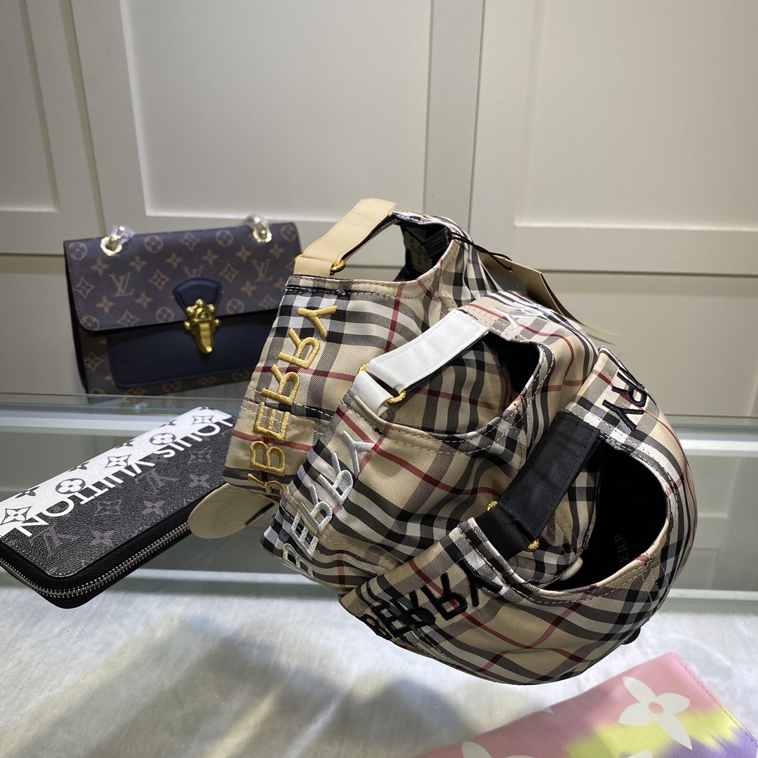 Burberry Monogram Motif Icon Stripe Baseball Cap - DopestKickz
