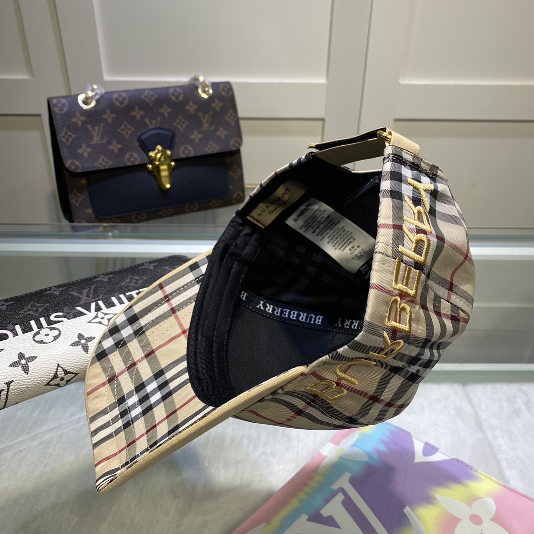 Burberry Monogram Motif Icon Stripe Baseball Cap - DopestKickz