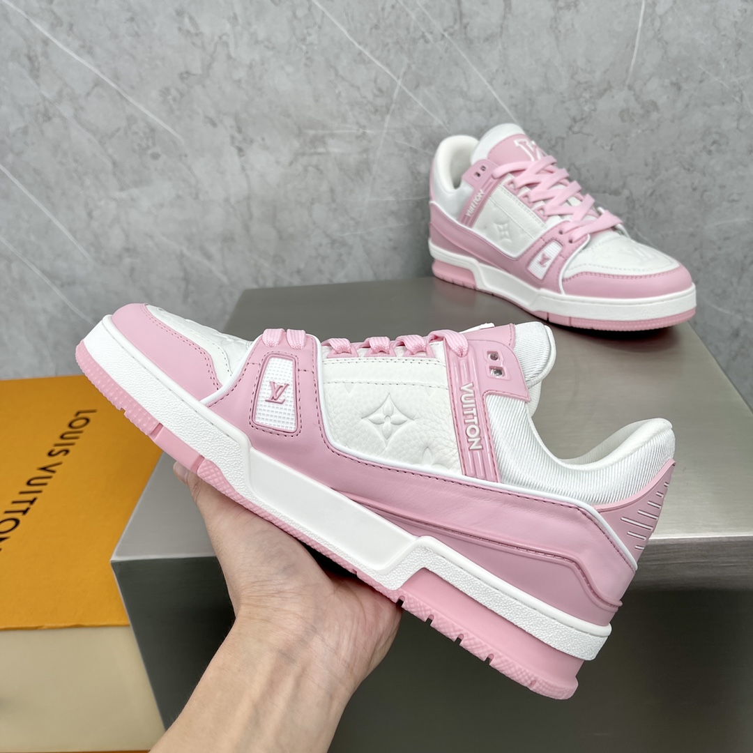 Louis Vuitton LV  Trainer Sneaker(Upon UK Size) - DopestKickz