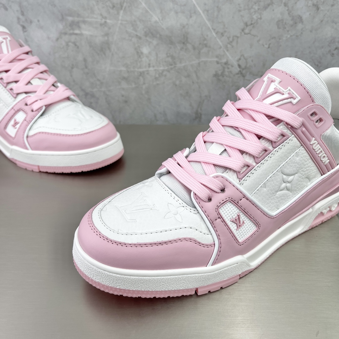 Louis Vuitton LV  Trainer Sneaker(Upon UK Size) - DopestKickz