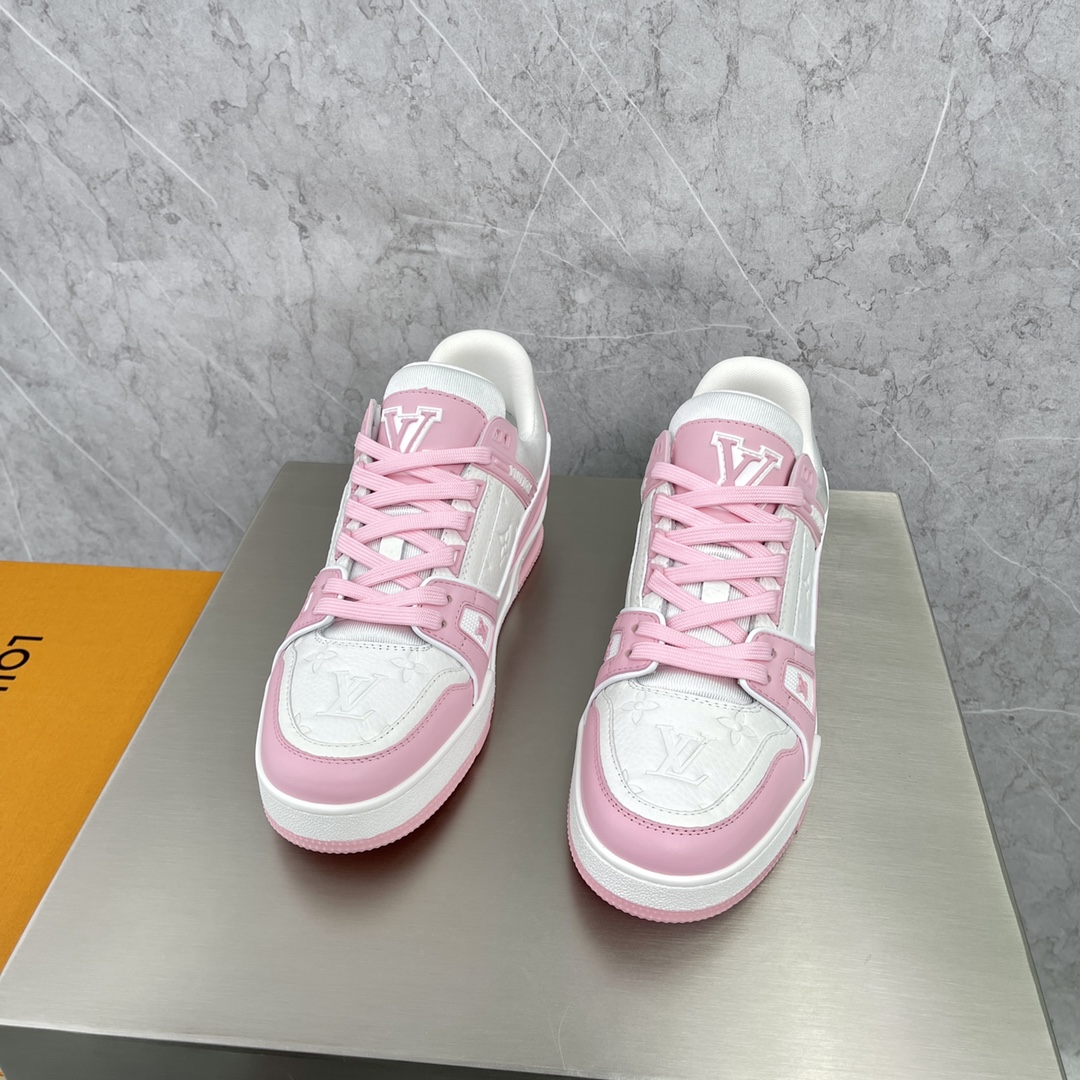 Louis Vuitton LV  Trainer Sneaker(Upon UK Size) - DopestKickz