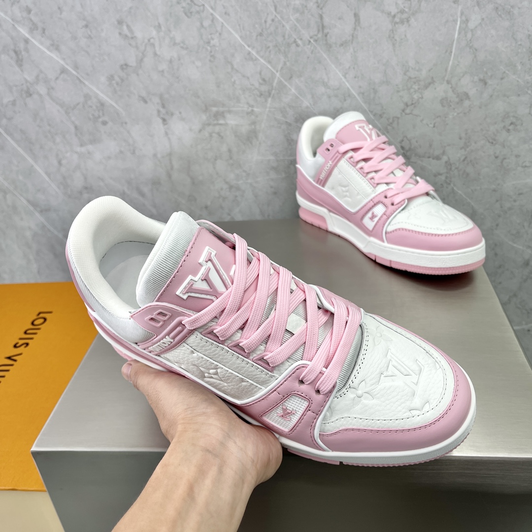 Louis Vuitton LV  Trainer Sneaker(Upon UK Size) - DopestKickz