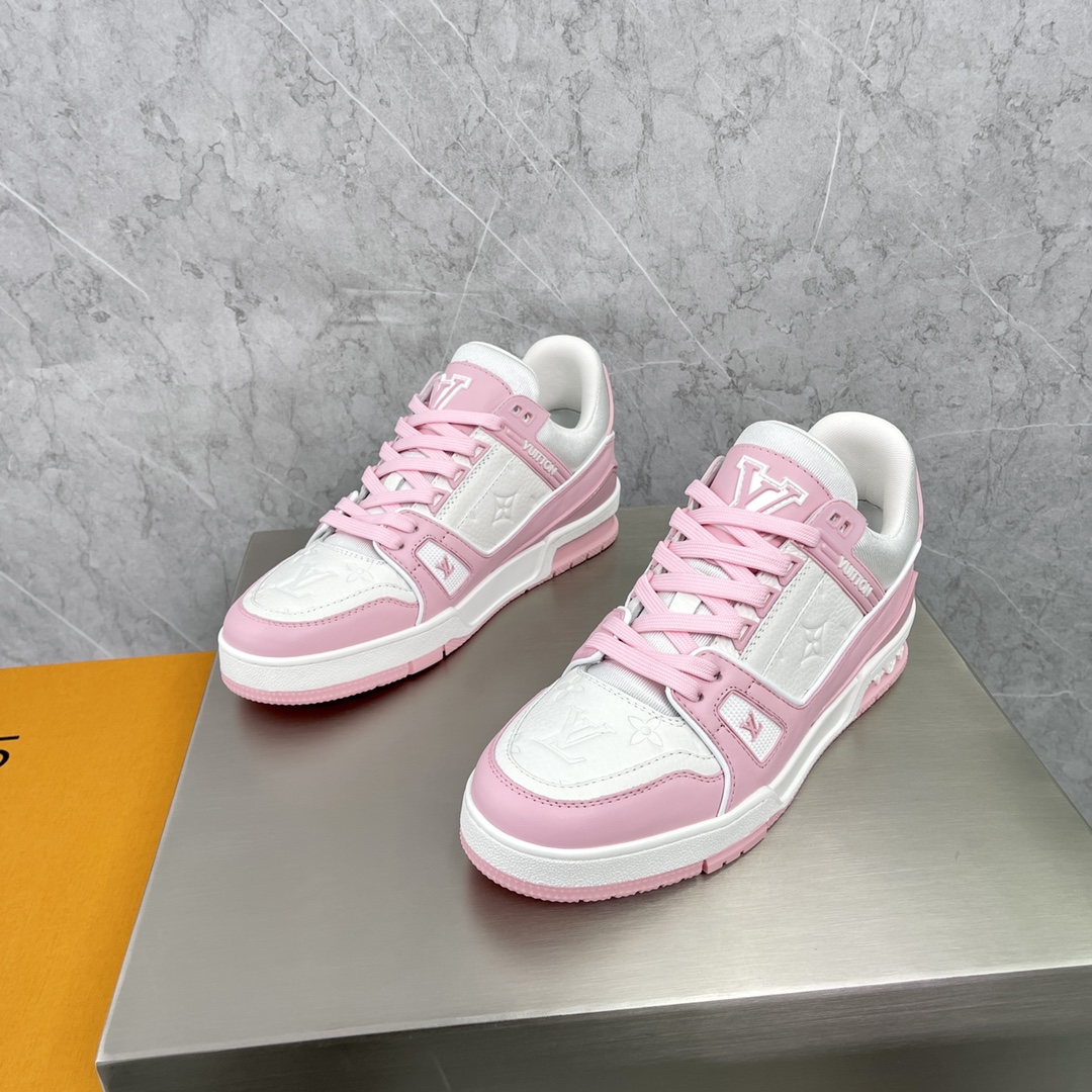 Louis Vuitton LV  Trainer Sneaker(Upon UK Size) - DopestKickz