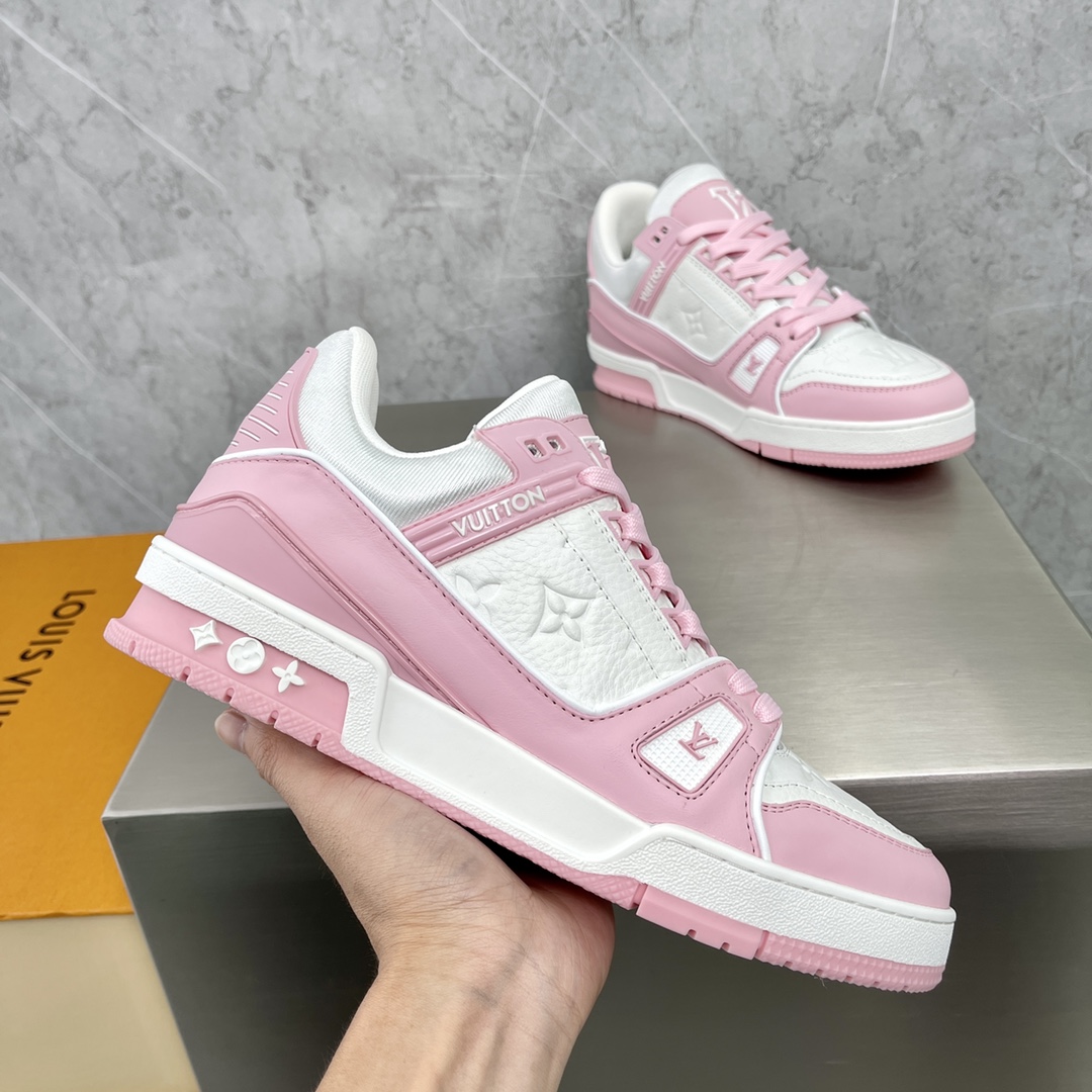 Louis Vuitton LV  Trainer Sneaker(Upon UK Size) - DopestKickz